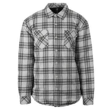 Buy grey-steel IRONWOOD QUILTED FLANNEL JACKET
