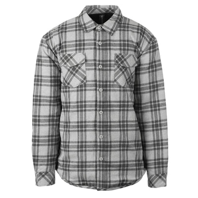 Buy grey-steel IRONWOOD QUILTED FLANNEL JACKET