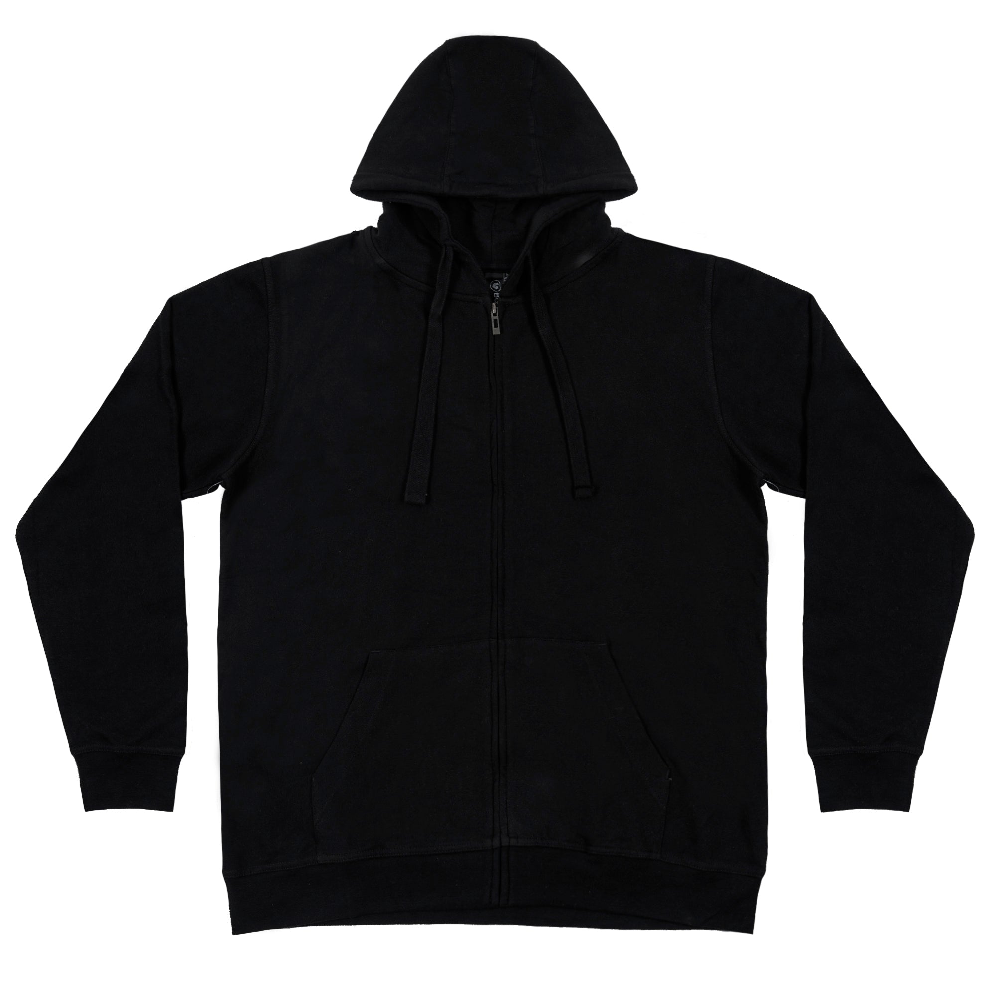 Buy black FRENCH TERRY ZIP HOODIE