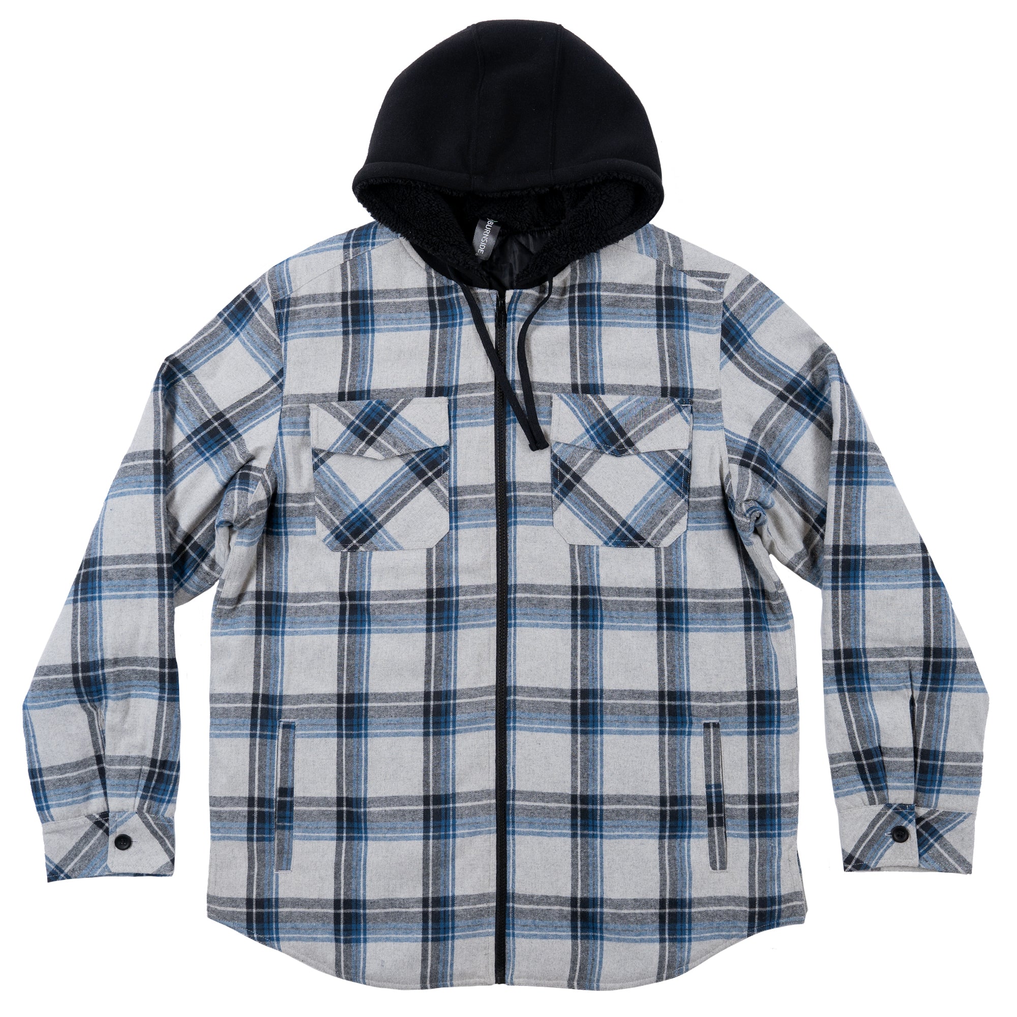 Buy grey-blue REDWOOD SHERPA-LINED HOODED JACKET