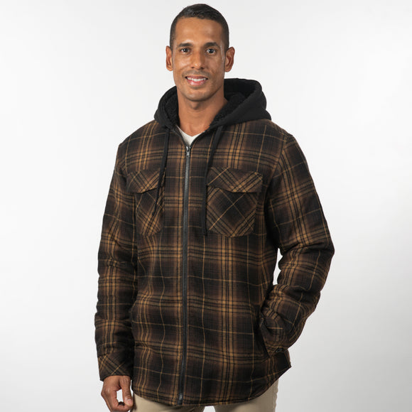 REDWOOD SHERPA-LINED HOODED JACKET