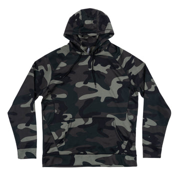 Buy green-camo PERFORMANCE TECH FLEECE PULLOVER HOODIE