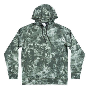 Buy army-tie-dye PERFORMANCE TECH FLEECE PULLOVER HOODIE
