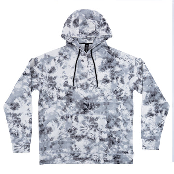 Buy white-tie-dye PERFORMANCE TECH FLEECE PULLOVER HOODIE
