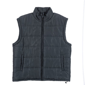 Buy charcoal BURNSIDE PUFFER VEST