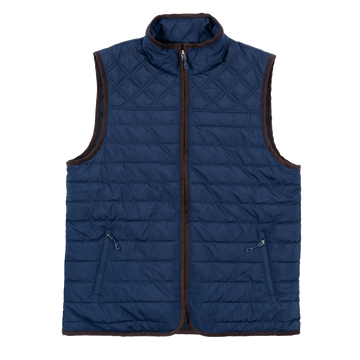 Flannel-Lined Puffer Vest - 0