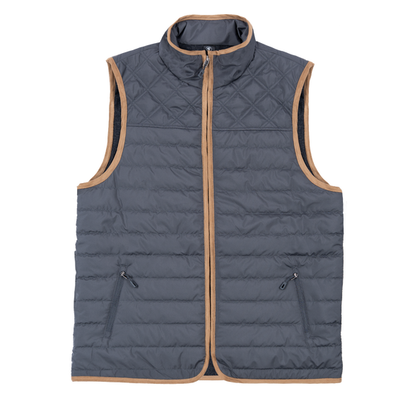 Flannel-Lined Puffer Vest