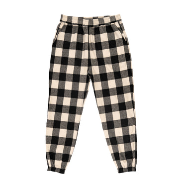 Buy ecru-black FLANNEL JOGGER