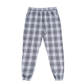 Buy grey-steel FLANNEL JOGGER