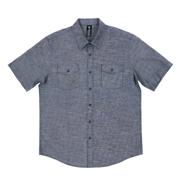 MENS SHORT SLEEVE ALL-DAY CHAMBRAY