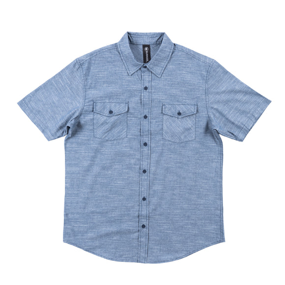 MENS SHORT SLEEVE ALL-DAY CHAMBRAY