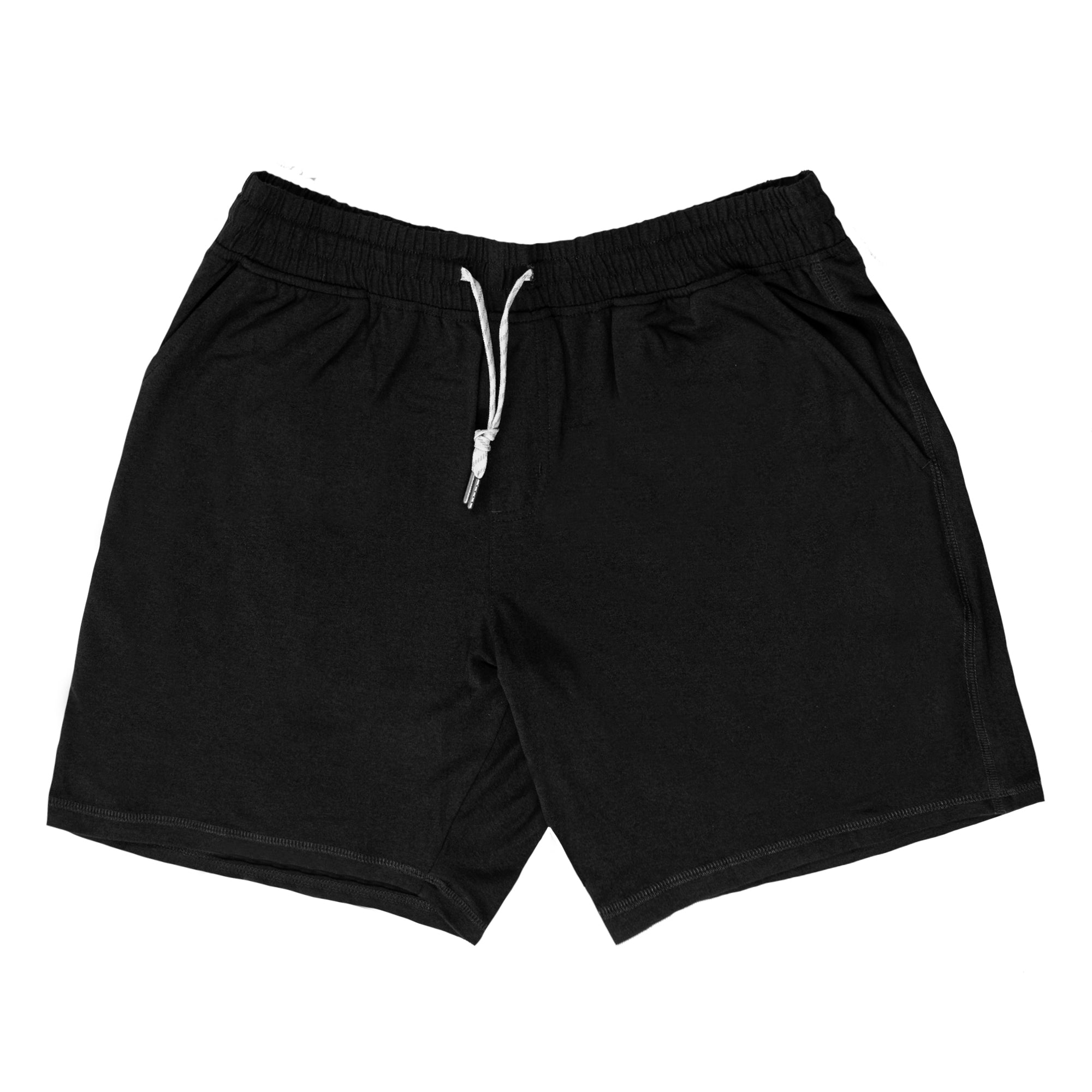 Black mens 2025 jogger shorts