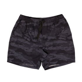 Buy black-shadow ELASTIC WAIST SHORT