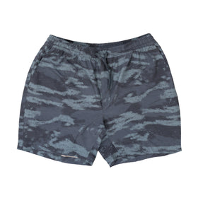 Buy blue-shadow ELASTIC WAIST SHORT