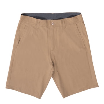 Buy khaki Pop Hybrid Stretch Shorts