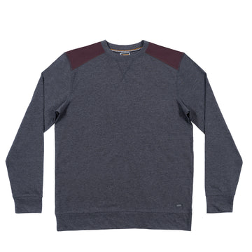 Buy burgundy Heathered Knit Shirt