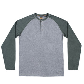 Buy olive Heathered Raglan Baseball Jersey