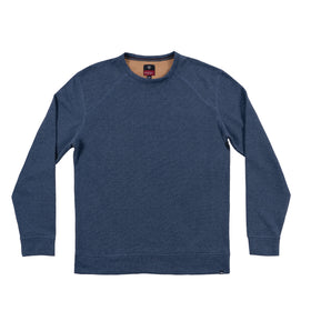 Buy navy Pinstripe Crewneck w/Overlock