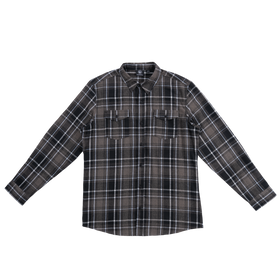 Buy black-brown "The Standard" Two-Pocket Flannel Shirt