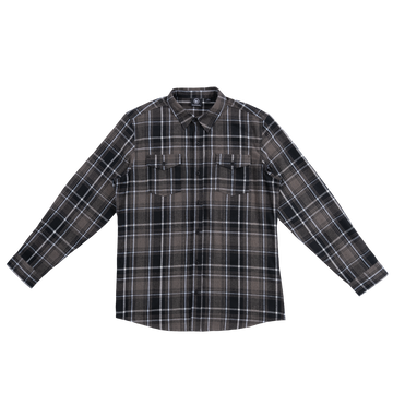 Buy black-brown "The Standard" Two-Pocket Flannel Shirt