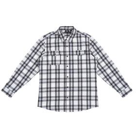 Buy ivory-black "The Standard" Two-Pocket Flannel Shirt