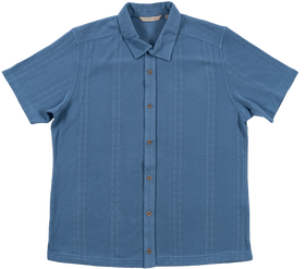 Buy blue Textured Short Sleeve Sweater-Knit