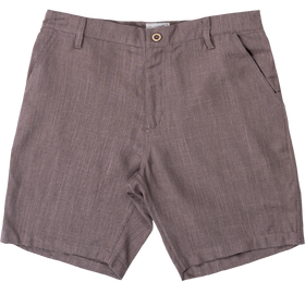 Buy walnut Cotton/Linen Shorts
