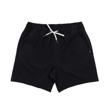 Buy black Elastic Waistband Short with Liner