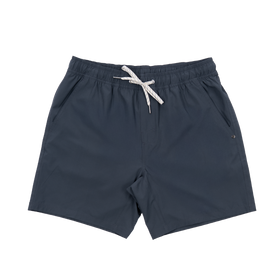 Buy charcoal Elastic Waistband Short with Liner