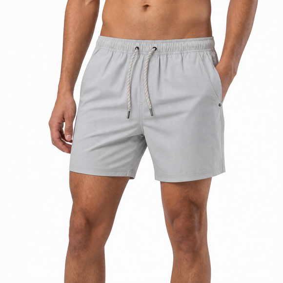 Elastic Waistband Short with Liner