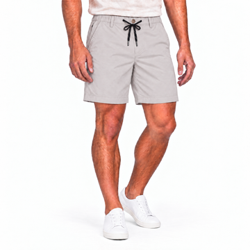 Zip-Front Full Elastic Short (6 in)