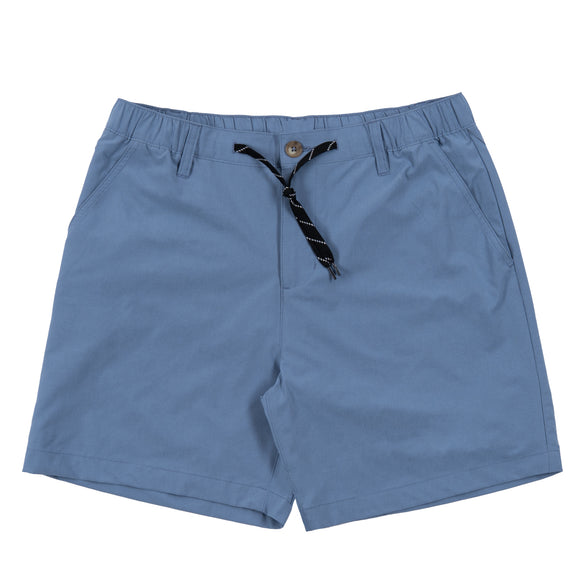Zip-Front Full Elastic Short (6 in)