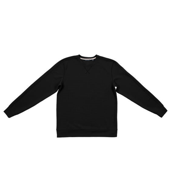 Textured Jacquard Crew Neck