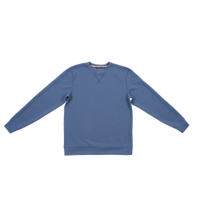 Buy deep-cyan Textured Jacquard Crew Neck