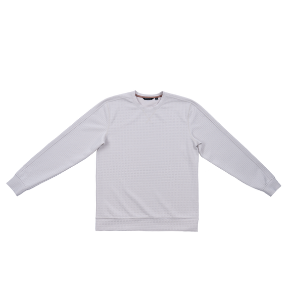 Textured Jacquard Crew Neck