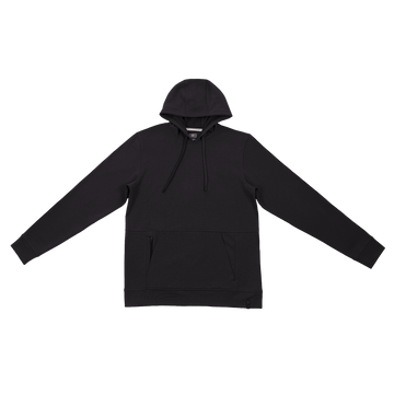 Pullover Hoodie with Hidden Zipper Pocket - 0