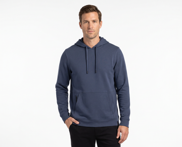 Pullover Hoodie with Hidden Zipper Pocket