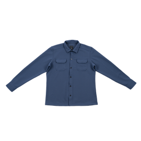 Buy deep-cyan Textured Jacquard Shirt Jacket