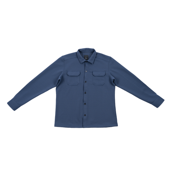 Textured Jacquard Shirt Jacket