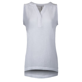 Buy white Split Coast Crinkle Tank