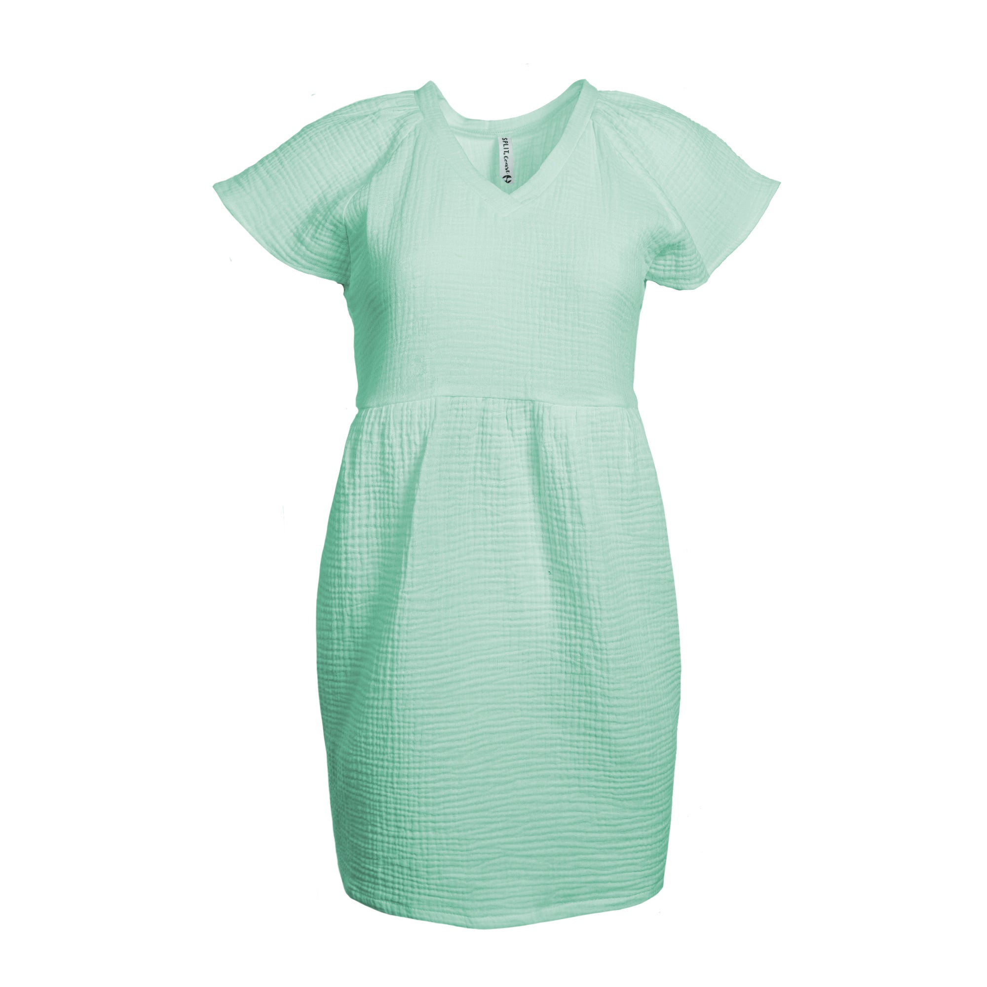 Split Coast Crinkle Dress | Burnside 360 Split Coast Crinkle Dress | Burnside 360