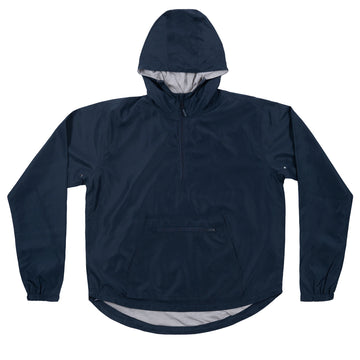 Buy navy Split Coast Lined Windbreaker Anorak