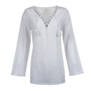 Split Coast Swim Cover-Up Pullover-3