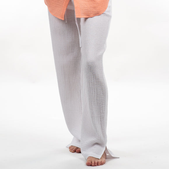 Split Coast Crinkle Cover-Up Pant