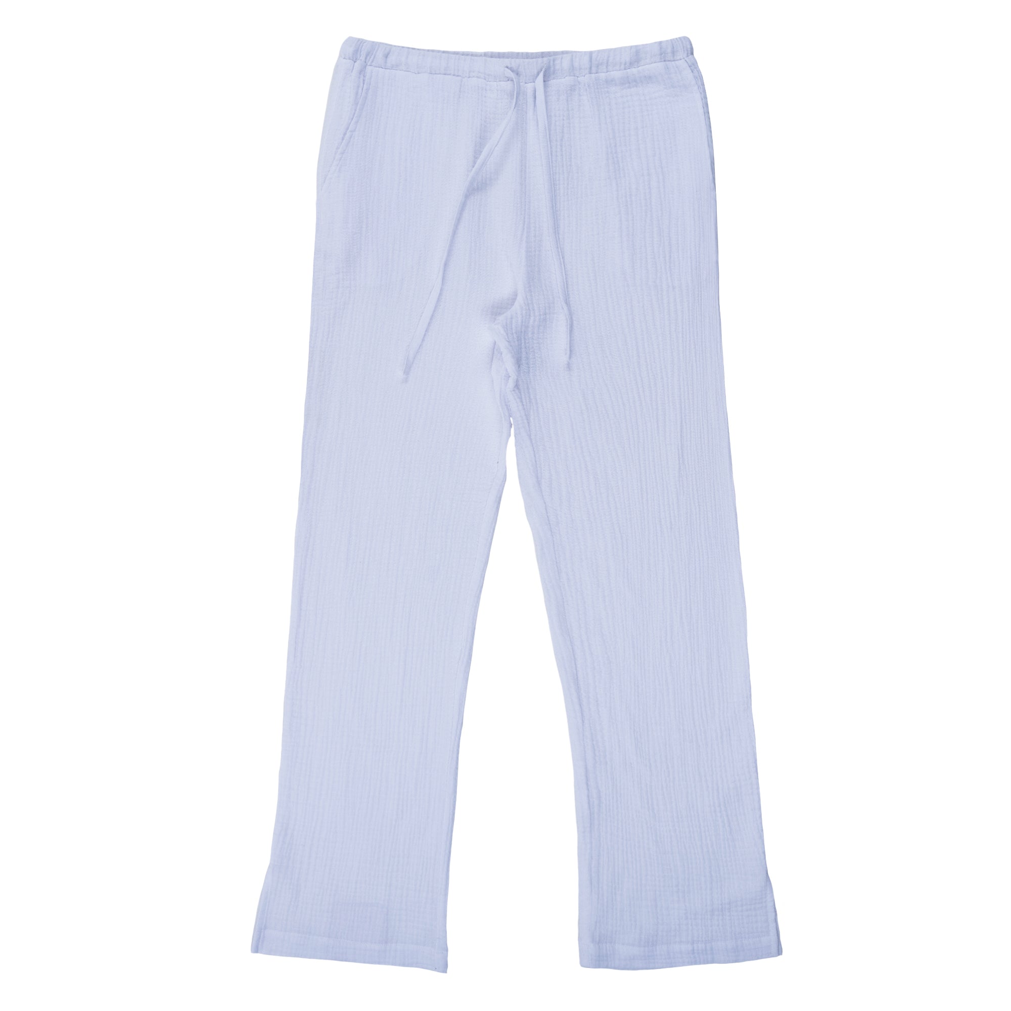 Buy white Split Coast Crinkle Cover-Up Pant
