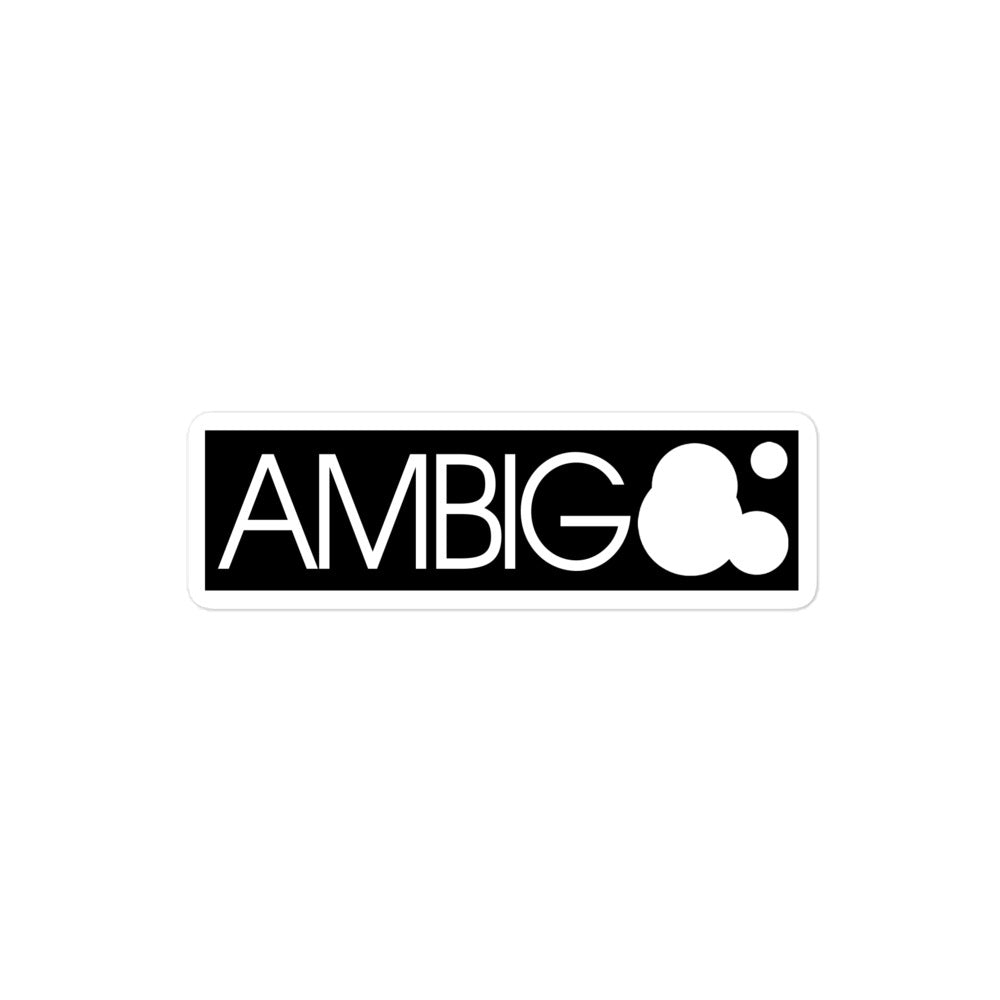 AMBIG Box Sticker