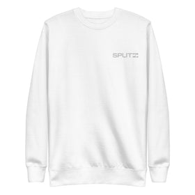 Buy white SPLIT Premium Unisex Sweatshirt