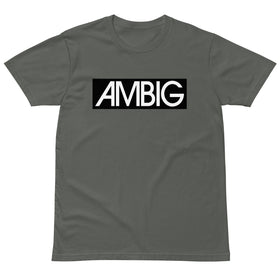 Buy charcoal AMBIG Block Graphic Tee