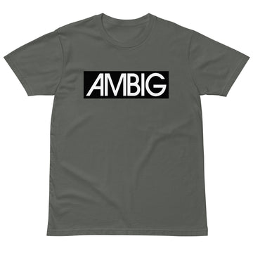 Buy charcoal AMBIG Block Graphic Tee