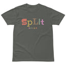 Split Cutout Graphic Tee-13